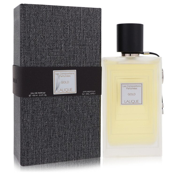 Les Compositions Parfumees Gold by Lalique Eau De Parfum Spray 3.3 oz Les Compositions Parfumees Gold by Lalique Eau De Parfum Spray 3.3 oz